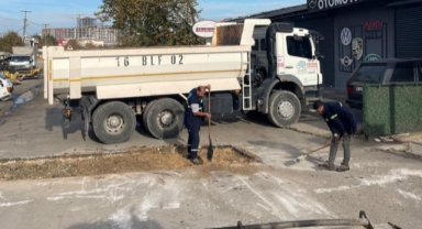 Nilüfer Belediyesi İlçedeki bozuk yolları yeniliyor