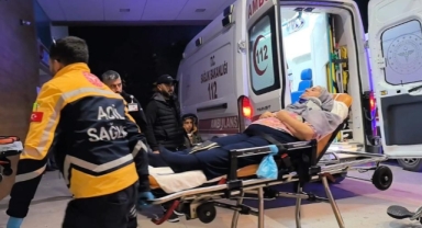 Otobüsün çarptığı adam ağır yaralandı