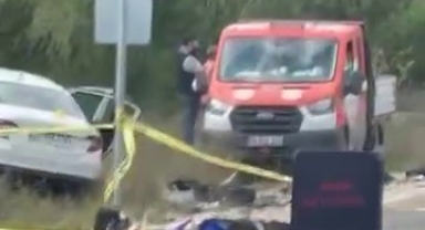 Otomobil ile motosiklet kafa kafaya çarpıştı: 1 ölü