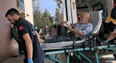 Spiralle el kol ve bacağını kesen adam yaralandı