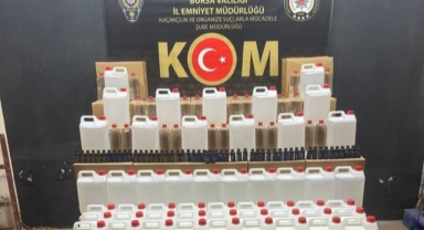 Bursa’da kaçak alkol operasyonu