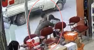 Bursa'da yaşanan cinsel saldırı kamerada