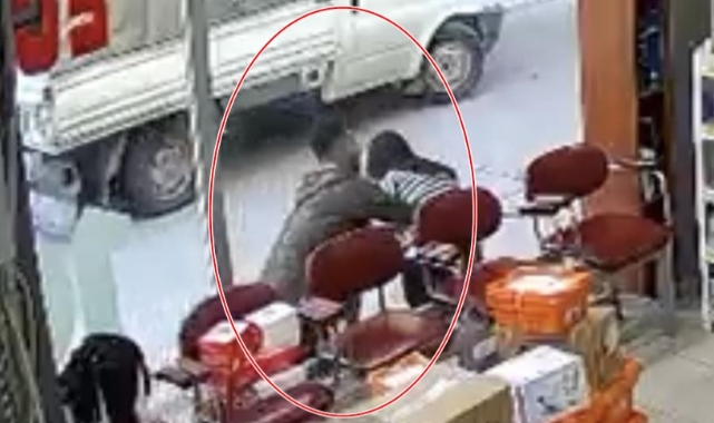 Bursa'da yaşanan cinsel saldırı kamerada