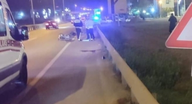 İnegöl'de motosikletler çarpıştı: 1'i ağır 6 yaralı