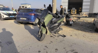 İnegöl'de otomobil ile motosiklet çarpıştı: 1 ağır yaralı