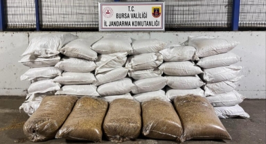 Jandarmadan kaçak tütün operasyonu