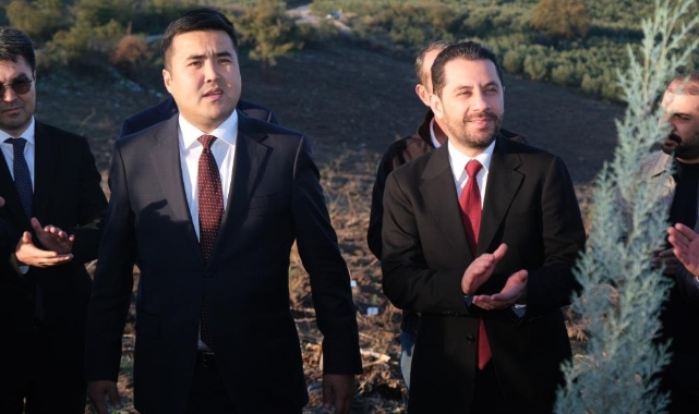 Kırgızistan-Türkiye dostluk ilişkileri fidanlarla kök saldı