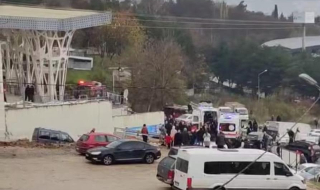 Pazar alanında korkutan anlar