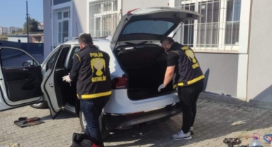 Polisin şüphelenip durduğu araçtan uyuşturucu çıktı