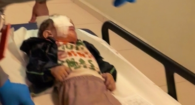 Torpil faciasında 2 yaşındaki çocuk ağır yaralandı