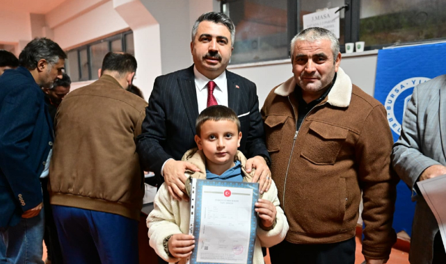 Yıldırım Belediyesi'nden 5 bin 867 tapu