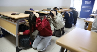 YKS Hazırlık Merkezi’nde deprem ve tahliye tatbikatı