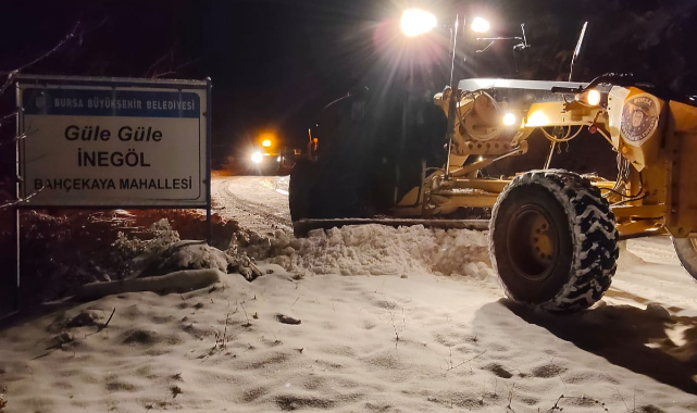 Bursa Büyükşehir sahada ulaşım yolunda