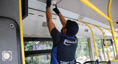 Bursa'da otobüsler daha da güvenli