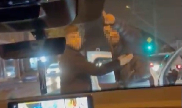 Bursa'da trafikte korku dolu anlar