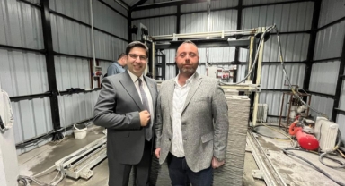 BUÜ 3D beton yazıcı ile bir haftada ev yapacak