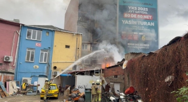 Gemlik’te pide imalathanesinde yangın paniği