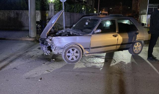 İnegöl'de trafik kazası: 1 yaralı