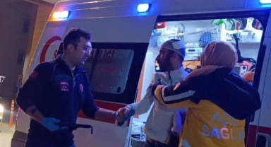 Oğluna çarpan taksicinin ağabeyini darp etti