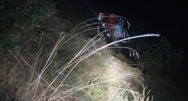 Ormanlık alanda mahsur kalan bir kişi kurtarıldı