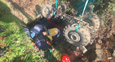 Traktör altında can pazarı