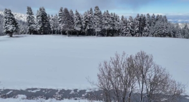 Uludağ'da kar eridi