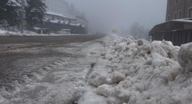 Uludağ'da kar var oteller kapalı