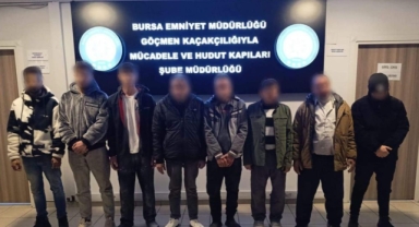 Bursa'da kaçak yabancı işçi operasyonu: 8 gözaltı