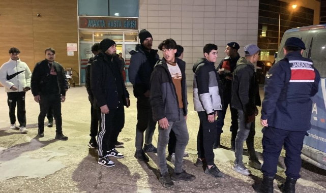 İnegöl’de 9 kaçak göçmen yakalandı