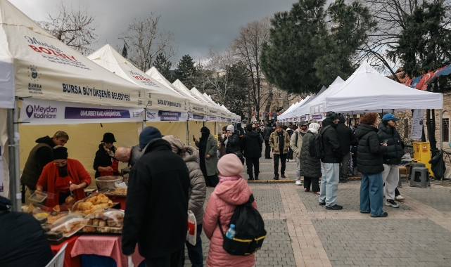 “Meydan Kadınların” dayanışma pazarına büyük ilgi