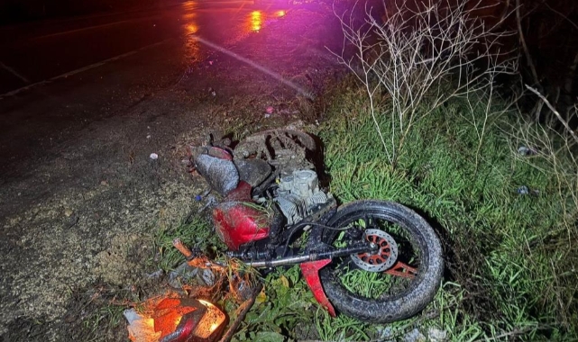 Motosikletten düşen genç ağır yaralandı
