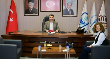 TTF Bursa Temsilcisi Aslıhan Köse’den Başkan Yılmaz’a ziyaret