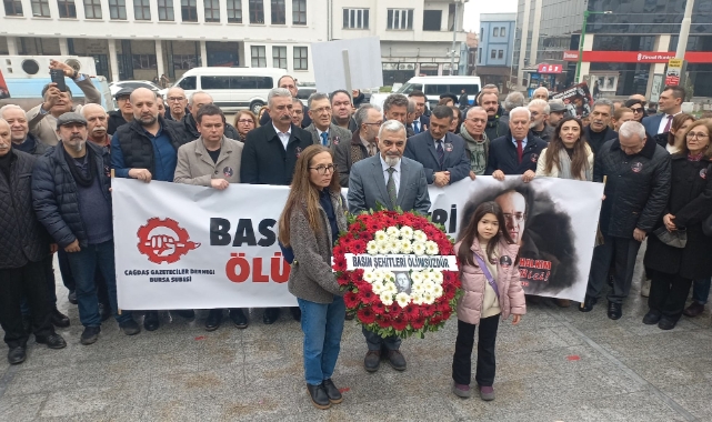 Uğur Mumcu için Bursa’da sevgi seli