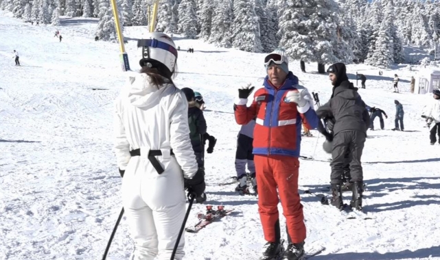 Uludağ'da sömestr hareketliliği zirveye çıktı