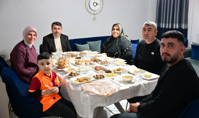 Başkan Yılmaz'dan şehit ailesine ziyaret