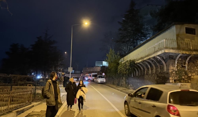 Bursa'da heyelan!