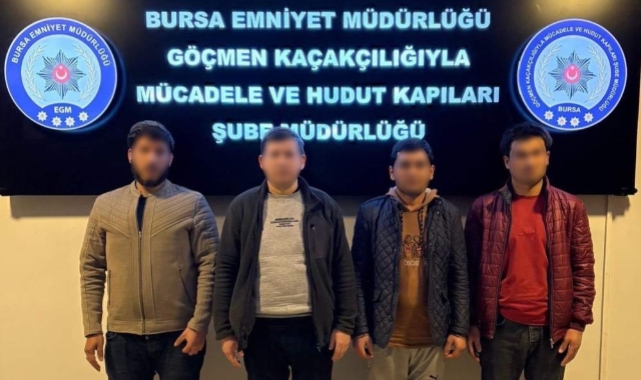 Bursa'da kaçak işçi operasyonu: 4 yabancı uyruklu şahıs yakalandı