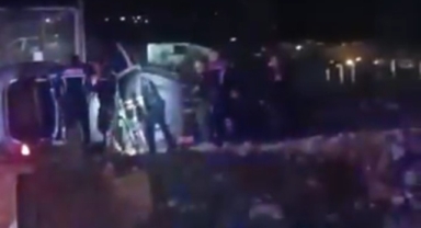 Cumalıkızık'ta polis kovalamacası kazayla sonuçlandı: 1 yaralı