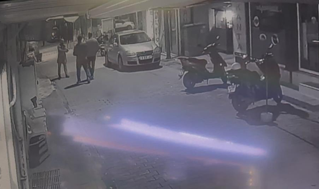 Kanlı hesaplaşma kameraya yansıdı