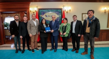 Mimarlar Odası Bursa şubesi'nden Vali Ayyıdız'a ziyaret