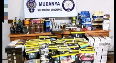 Mudanya’da kaçak tütün operasyonu...