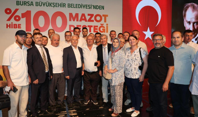 Üreten Bursa’ya Büyükşehir’den tam destek