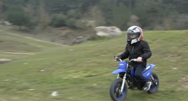 2 yaşında bisiklete binince, hedefini büyüttü