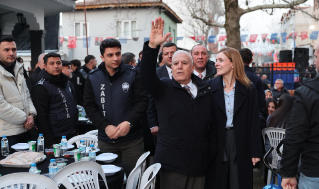 Başkan Bozbey baba ocağında oruç açtı