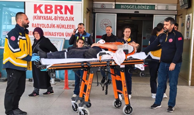 Bıçkı makinesi elini parçaladı