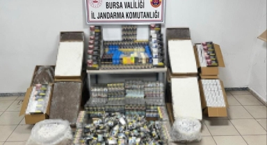 Bursa’da 65 bin kaçak sigara ve 50 bin makaron ele geçirildi