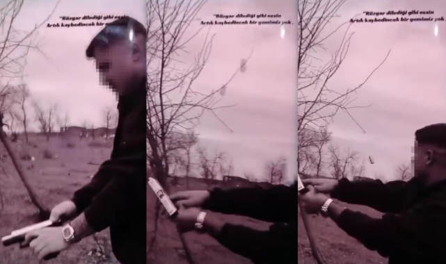 Bursa’da maganda dehşeti kamerada