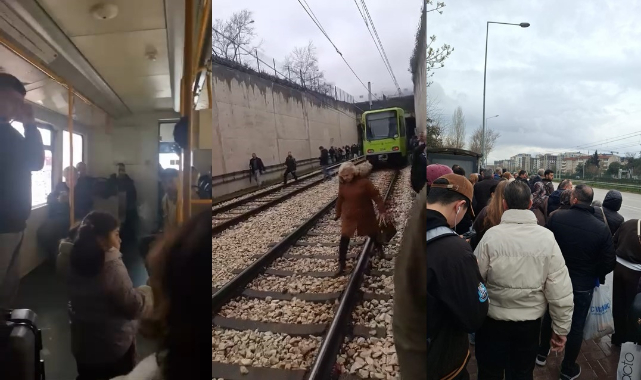 Bursa'da metro seferleri durdu