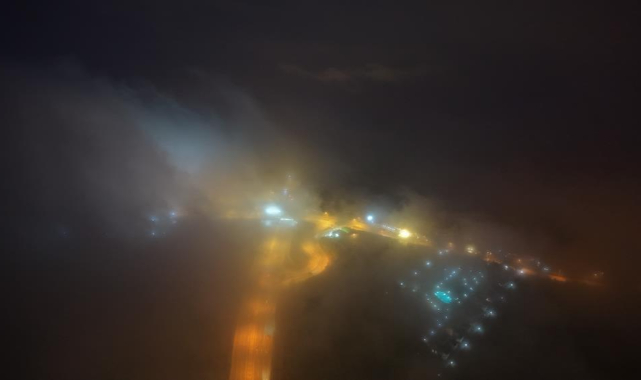 Bursa’ya sis çöktü 