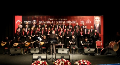 Çanakkale ruhu türkülerle yaşatıldı